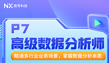 奈学-P7高级数据分析师1期【完结】